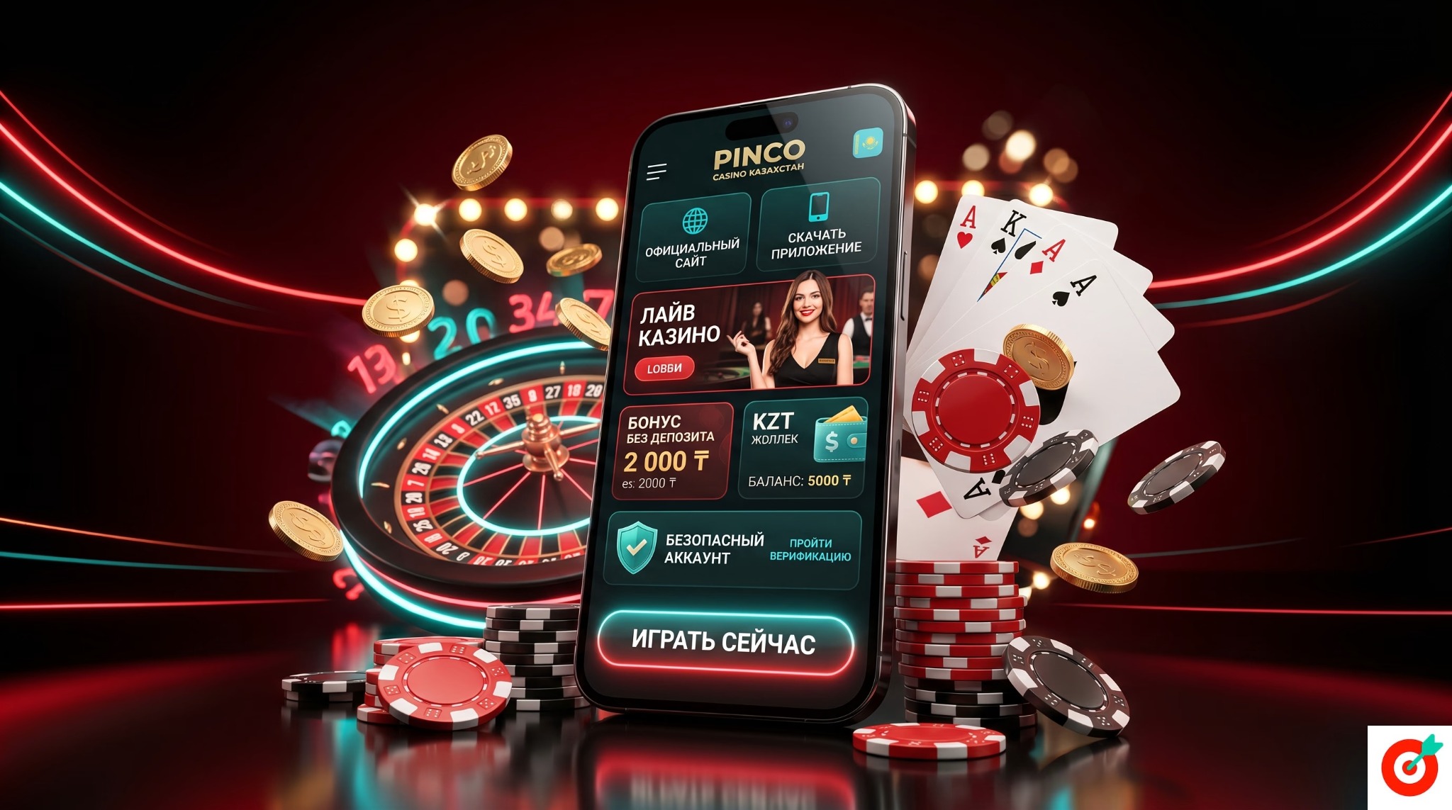 Главная страница Pinco Casino с входом, играми и кассой